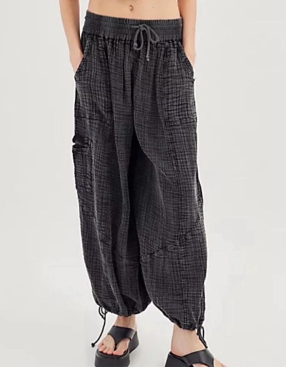 Out From Under Cameron Utility Pant Size Medium Black